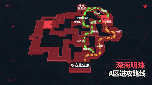 【无畏契约手游】地图介绍：深海明珠，《无畏契约手游》深海明珠攻略怎么玩！配图