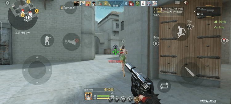 《穿越火线手游》赏金爆破模式局内副武器玩法攻略分享，《穿越火线手游》赏金爆破怎么玩？