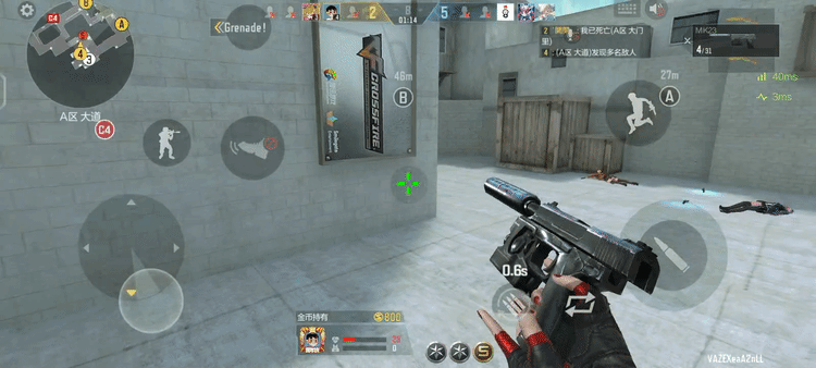 《穿越火线手游》赏金爆破模式局内副武器玩法攻略分享，《穿越火线手游》赏金爆破怎么玩？配图